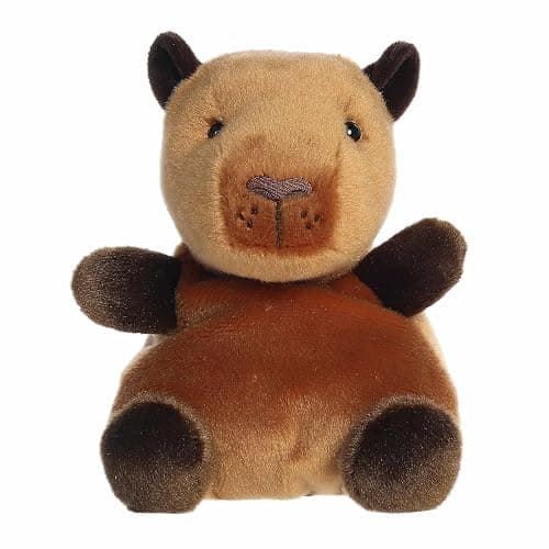 Aurora® Adorable Palm Pals™ Party Sized Sid Capybara™ Stuffed Animal - Fun Collectible Plush for Kids and Adult Collectors - Perfect for Decorating Rooms and Birthday Gifts - Brown 8 Inches thumbnail 2