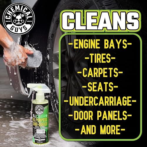 Chemical Guys, All Clean+ Citrus All-Purpose Cleaner, Dilutable, 16 fl oz | Citrus all-purpose cleaner cuts grease, grime and dirt on interior and exterior surfaces, dilutable to any strength thumbnail 6