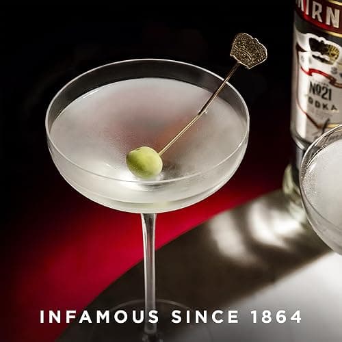 Smirnoff No. 21 Vodka | 37.5% vol | 1L | Triple Distilled & 10 x Filtered | Premium Made in Great Britain | Smooth with a Hint of Sweetness & Pepper | 1ltr thumbnail 2