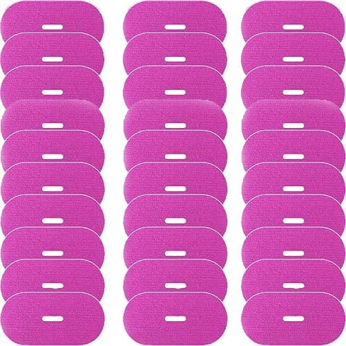 OOMDMI 30 Packs Comfort Tape with Breathing Hole - Breathable Tape for Women Men, Strong Hold, Sport Tape for Bowling Finger Protection, Bowling Accessories (Pink) - Image 1