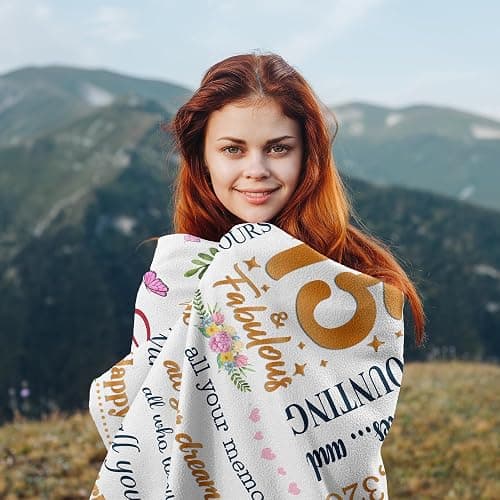 Ruvinzo 15 Year Old Girl Gifts, Gifts for 15th Girls, Sweet 15th Birthday Gifts for Teen Girls, 15 Year Old Girl Unique Gift Ideas, Cool Birthday Gifts Blanket 60” x 50” thumbnail 2