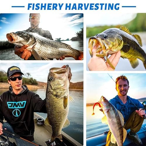 PLUSINNO 353/404 PCS Fishing Lures, Upgrade Fishing Tackle Box with Tackle Included, Crankbaits, Hooks, Weights, Other Accessories, Fishing Lure Bait Gear Equipment Kit Gift for Men Freshwater Bass thumbnail 2