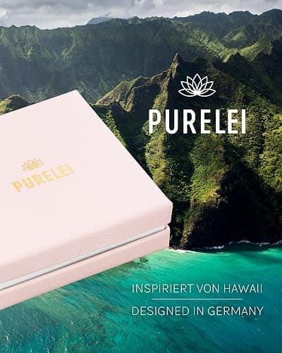 PURELEI® Secret Love Ohrringe – Elegante, verspielte Ohrstecker – Edelstahl – Schöne Damenohrringe in Herzform – Hawaiianisch inspiriert & wasserfest thumbnail 7