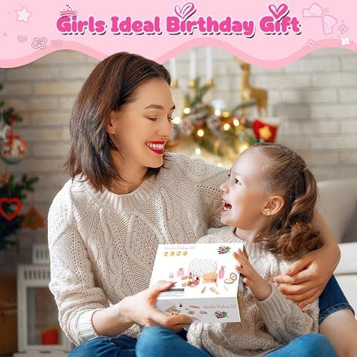 KIDBEST Wooden Makeup Toy Set for Toddler [2026] Play Makeup Kit for Girls 3-5 with Pretend Wood Lipstick/ Mirror/ Brushes/ Cosmetic Set Beauty Girl Birthday Gift Age 3 4 5 6 thumbnail 2