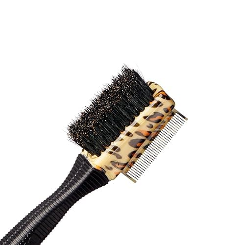 KISS Colors & Care 3-in-1 Professional Edge Styler Plus with Case - Slip-Free Rubber Grip, 100% Boar Bristles, Fine Tooth Comb, Pin Tail Tool, & Protective Case, Versatile & Ultra-Functional, Smooth & Sleek Styling thumbnail 8