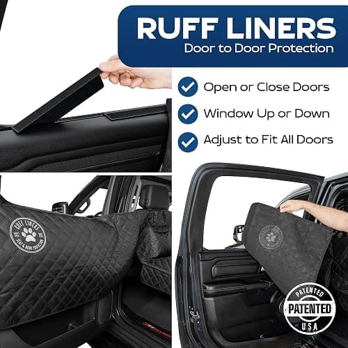 Ruff Liners Medium Back Seat Extender for Dogs, Black – As Seen on Shark Tank – Hard Bottom Platform for Cars, SUVs & Mid-Size Trucks, 400lb Support, Waterproof – Rigid Back Seat Cover for Dogs thumbnail 2