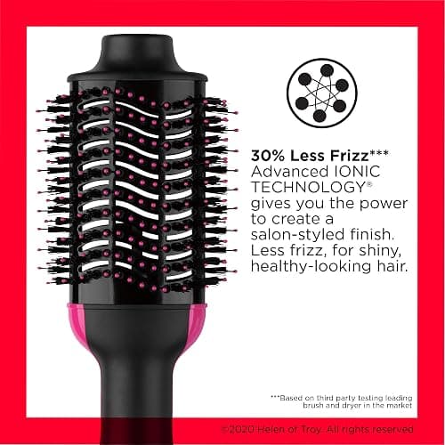 Revlon RVDR5222F One-Step Volumizer and Ionic Hair Dryer with Advanced Ionic Technology, Hot Air Brush, Less Frizz, 3 Heat/ 2 Speed Settings, Black thumbnail 5