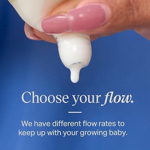 Tommee Tippee Natural Start Baby Bottle Teats, Medium Flow for 3m+, Pack of 2 Breast-Like Teats for a Natural Latch, with Anti-Colic Valve and BPA Free Soft Silicone thumbnail 6