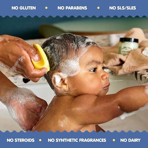 TUBBY TODD Cradle Cap Baby Hair & Scalp Care Kit | Includes Bye-Bye Cradle Cap Gel & Cradle Cap Silicone Brush, Gentle for Babies’ Sensitive Skin, 1.8 fl oz thumbnail 7