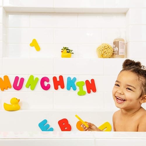 Munchkin® Learn™ Bath Letters and Numbers 36pc Toddler Bath Toy thumbnail 5