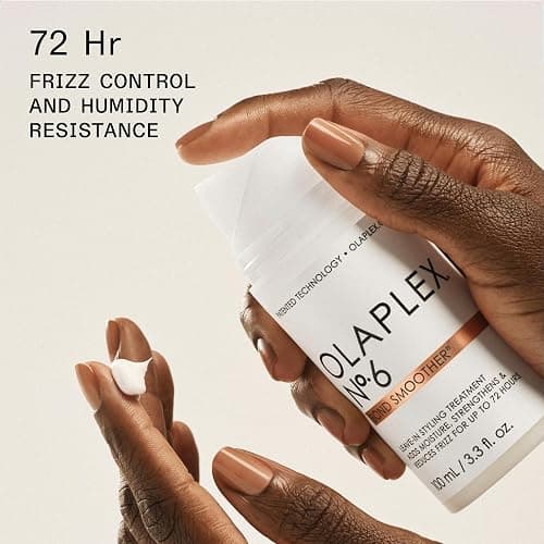 Olaplex Nº. 6 Bond Smoother: Leave-In Styling Treatment | Smooths, Conditions, & Strengthens | Frizz Control for Up to 72 Hours | For Coily, Curly, Straight, and Wavy, 100 mL / 3.3 Fl. Oz. thumbnail 5
