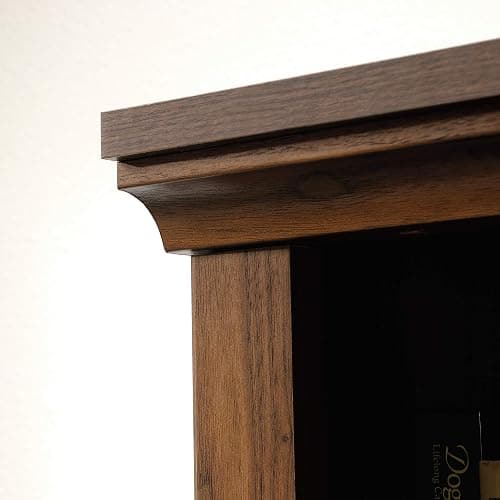 Sauder 5 Tier Book Shelf Wooden Bookcase Multipurpose Bookshelf for Home Office, Living Room, in Grand Walnut thumbnail 5