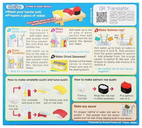 Kracie Popin' Cookin' DIY Candy Sushi Kit, No Bake, 1 Ounces (Pack Of 1) thumbnail 6