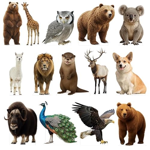 EnjoyView Eagle 3FT Life Size Cardboard Cutout, Fun Animal Standup, Perfect for Events, Party Decor, Birthday and Photos, 1 PC thumbnail 7