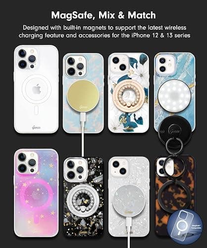 Sonix Brown Tort Case for iPhone 13 Compatible with MagSafe Charging [10ft Drop Tested] Protective Tortoise Shell Cover for Apple iPhone 13 thumbnail 7