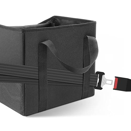 INFIVITA Car Organizer - Automotive Organizer for Front And Back Seat or Floor, Car Caddy Organizer with Divide, Handles and Multiple Mesh Pockets thumbnail 5