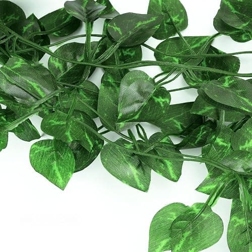 Tbestmax 473 Feet 72 Pack Artificial Ivy Leaf Plants, Green Vine Leaves, Greenery Hanging Garland, Fake Foliage Flowers for Home Kitchen Garden Office Wedding Wall Decor thumbnail 5