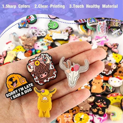 40Pcs Non-Repeat Cartoon Silicone Focal Beads for Pens, Random Focal Beads Bulk for Bead Pens Keychain Jewelry Making, Only Applicable to Adults thumbnail 3