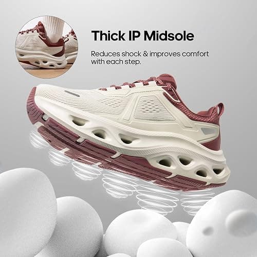 NORTIV 8 Women's Cushioning Walking Shoes Non Slip Breathable Comfortable Workout Running Tennis Jogging Gym Athletic MovePropel Fashion Sneakers thumbnail 2