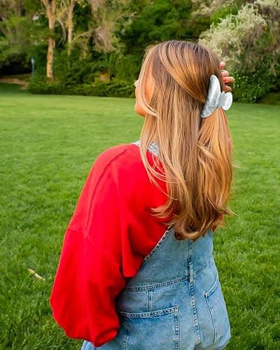 4Pcs Large Acrylic Clips - Big Non-Slip Banana Barrettes for Thick Hair, Strong Hold Jaw Clips for Women Girls thumbnail 5