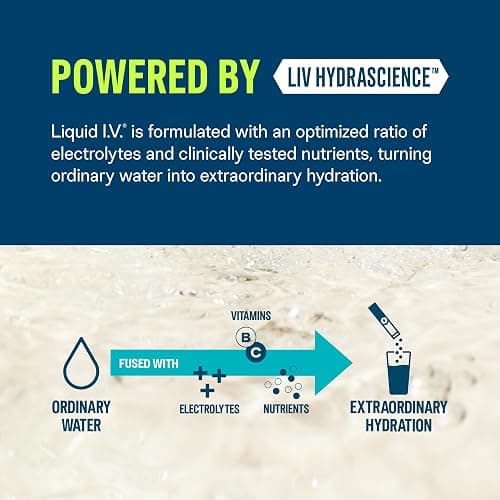 Liquid I.V.® Hydration Multiplier - Orange Vanilla Dream | Electrolyte Powder Drink Mix | 1 Pack (16 Servings) thumbnail 3
