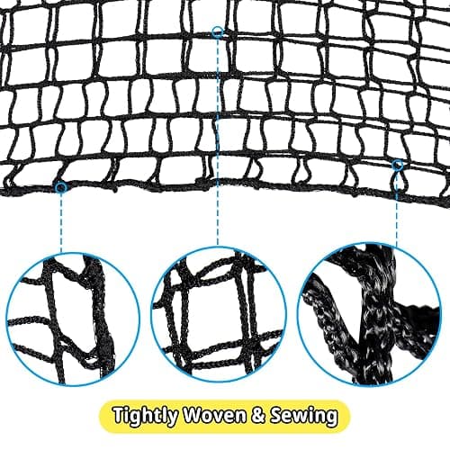 Toriexon Climbing Cargo Net 9.8' x 9.8', Double Layers Playground Safety Net, with Storage Bag Climbing Net for Kids Outdoor Treehouse thumbnail 6