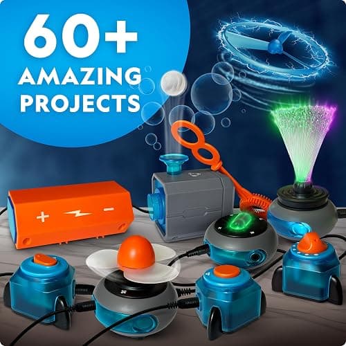 NATIONAL GEOGRAPHIC Circuit Maker Kit - Electronics Kit for Kids with 60 Electrical Circuit Projects, Electric Circuit STEM Toy, Electronic Projects, Electrical Circuit Kit for Kids, Electricity Kit thumbnail 2