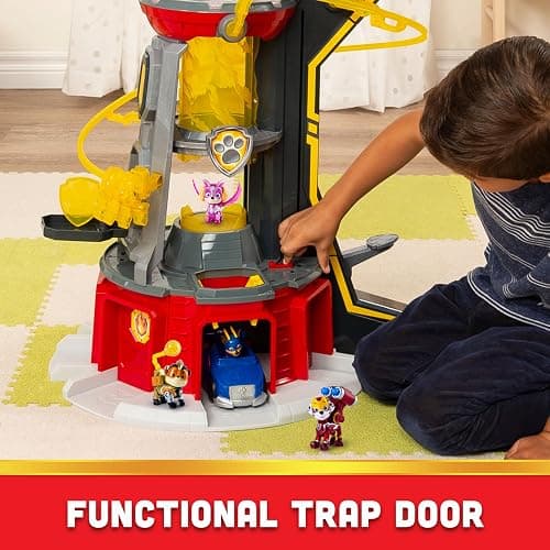 Paw Patrol, Mighty Lookout Tower with 4 Exclusive Bonus Action Figures, Toy Car, Lights and Sounds (Amazon Exclusive), Kids Toys for Ages 3 and up thumbnail 7