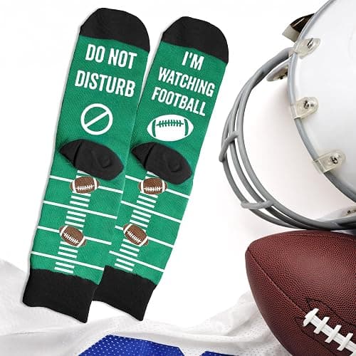 Funny Socks For Men - Cool Mens Football Socks, Sports Stocking Stuffers, Funny Accessories, Ideas Gifts, Sports Gift thumbnail 5
