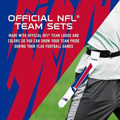 Franklin Sports NFL Team Flag Football Sets - Belts + Flags - Kids + Adults - Fits Up to 36" Waist - NFL Licensed thumbnail 4