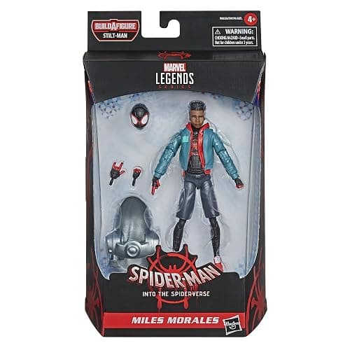 Hasbro Marvel Legends Series Spider-Man: Into The Spider-Verse Miles Morales 6-inch Collectible Action Figure Toy thumbnail 3