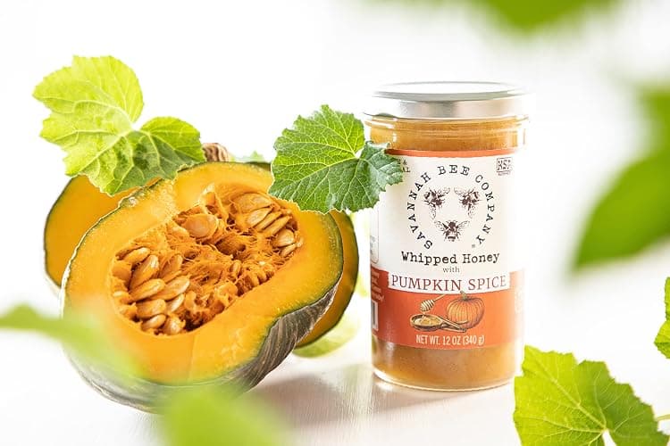 Whipped Honey with Pumpkin Spice - Savannah Bee Company 12 oz Whipped Honey (12 Oz) thumbnail 3