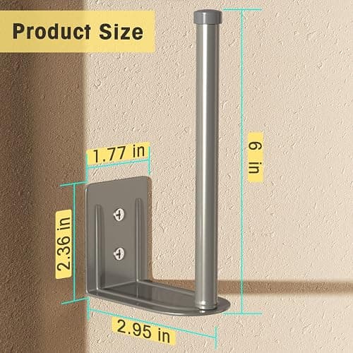 2 Pack Hat Racks for Baseball Caps, Stainless Steel Hat Organizer for Baseball Cap, Hat Holder Storage Organizer, Hat Hanger Strong Adhesive/Wall Drilled for Door, Bedroom, Closet(Light Grey 6 in) thumbnail 3