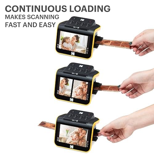 KODAK Slide N SCAN Film & Slide Scanner Digitizer with 5” LCD Screen, Quickly Convert Negatives & Slides to Digital 22MP JPEG Photos, Compatible with 135, 126 and 110 Film & Slides thumbnail 3