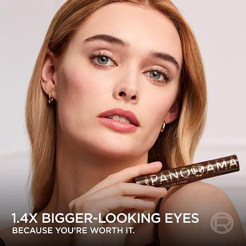 L'Oreal Paris Voluminous Panorama Chromatic Mascara, Volumizing and Lengthening Brown Mascara, Longwear, Smudge-Resistant and Washable, 705 Brown Leather thumbnail 3