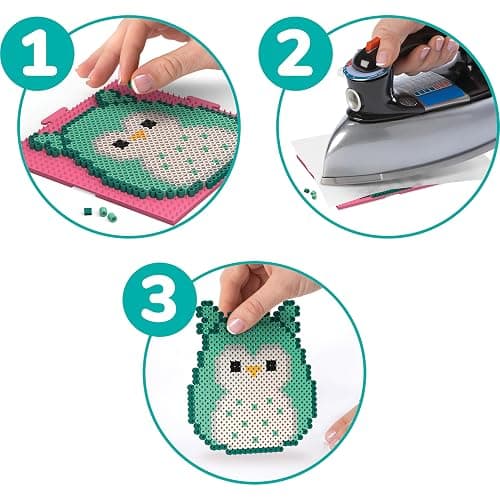 Perler Squishmallows Fused Bead Activity Kit with 5 Unique Patterns, Finished Project Sizes Vary, Multicolor 4393 Pieces - Squishmallows thumbnail 5