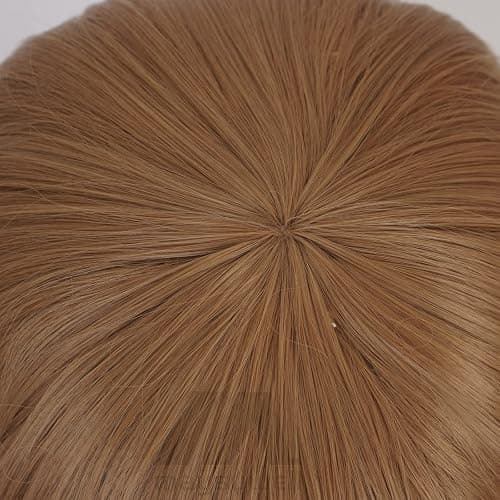 maysuwell Anime Light Brown wig with Bangs Long Wavy Hair Women's Loose Wig Heat-Resistant Fiber Wig Halloween,Christmas,Comic con,Game Show thumbnail 5