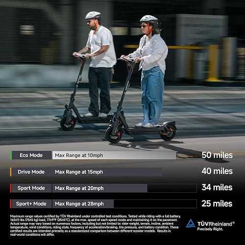 Segway Ninebot MAX Series Electric Scooter, Up to 22–28 MPH, Long Rang, Dual Suspension & Braking System, Fast Charging, Scooter for Adults, UL-2272 2271 Certified (G2/G3) thumbnail 9
