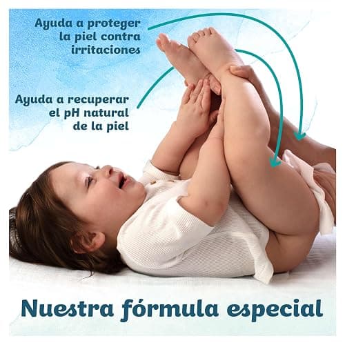 Dodot Toallitas Pure Aqua Para Bebé, 864 Toallitas (18 Packs de 48 Unidades), Ayuda A Restaurar El PH Natural De La Piel, 99% Agua, Sin plástico thumbnail 4