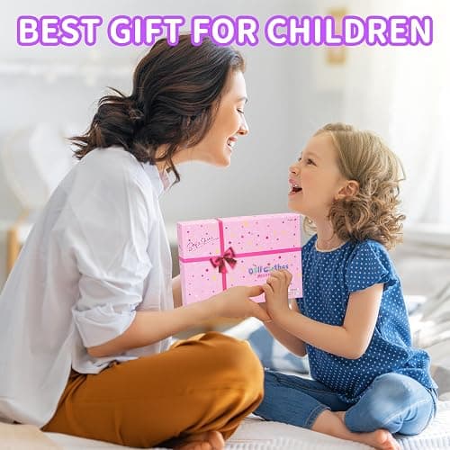 Style Shine 70 Pcs Doll Clothes and Accessories,2 Wedding Gown 6 Fashion Dresses 2 Set Casual Outfits 1 Top 1 Pant Bikini 1 Swimsuit,20 Hanger 10 Shoe 27 Accessories Toys for Girls Kids Birthday Gift thumbnail 7