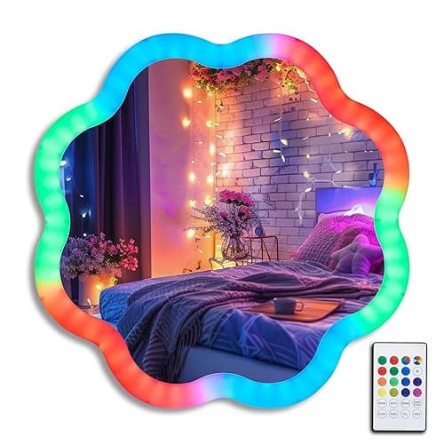 Wylde Iris Wave Mirror