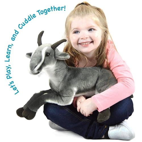 TigerHart Patrick The Pygmy Goat - 18 Inch Large Stuffed Animal Plush thumbnail 7