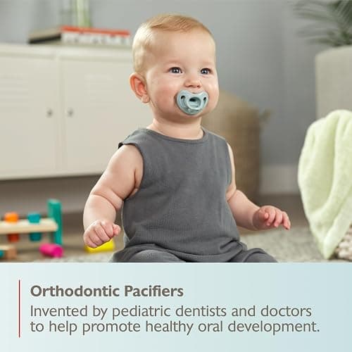 NUK Timeless Comfy Pacifier | 100% Silicone, One-Piece Design | BPA-Free, Gentle on Baby’s Skin | 5-Pack, for 0-6M thumbnail 8