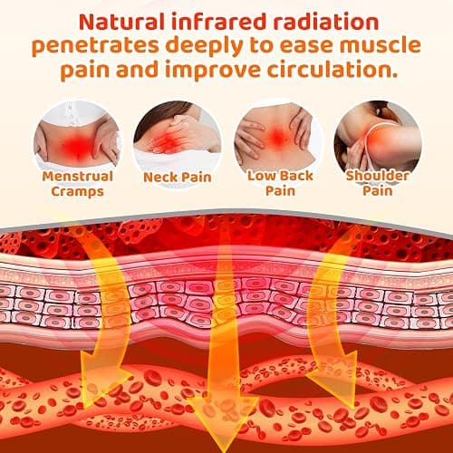 Stingray Microwavable Unscented Volcanic Rock, 50mins Lasting Warmth Heating Pad, 10 * 7inches Heatable Stuffed Animals Plush for Period Cramps Menstruation Stress Relief Gifts Girls Women Kids thumbnail 5