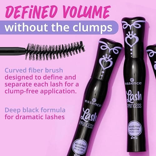 essence | Lash Princess Sculpted Volume Mascara | Defining & Volumizing | Vegan & Cruelty Free | Free From Parabens thumbnail 4
