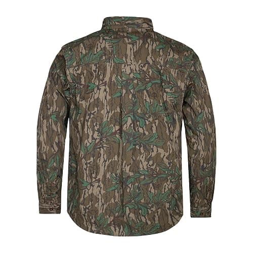 Mossy Oak Men's Long Sleeve Camo Hunting Shirts Cotton Mill thumbnail 2