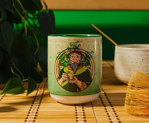 AVATAR: The Last Airbender Uncle Iroh Asian-Style Ceramic Tea Cup | Traditional Japanese-Inspired Mug Without Handle | Holds 9 Ounces thumbnail 2