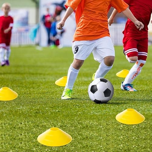 X-UMEUS Agility Ladder Speed Training Equipment Set-20ft Agility Ladder,12 Soccer Cones,4 Hurdles, Jump Rope, Running Parachute| Basketball Football Soccer Training Equipment for Kids Youth Adults thumbnail 6