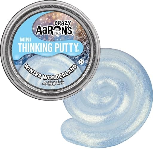 Crazy Aaron's Holiday Putty Mini Tins – 3 Pack (2025 Edition): Reindeer Games, Candy Cane Lane & Winter Wonderland – Glow & Color Change Putties – Sensory Holiday Fun – .46 oz Each thumbnail 4