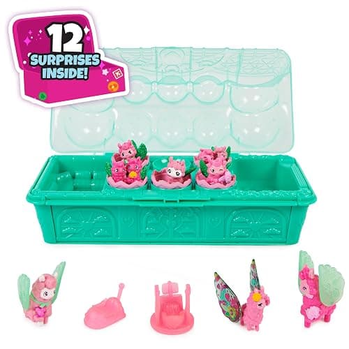 Hatchimals CollEGGtibles, Rainbow-Cation Llama Family Carton with Surprise Playset, 10 Characters, 2 Accessories, Kids Toys for Girls Ages 5 and up thumbnail 7